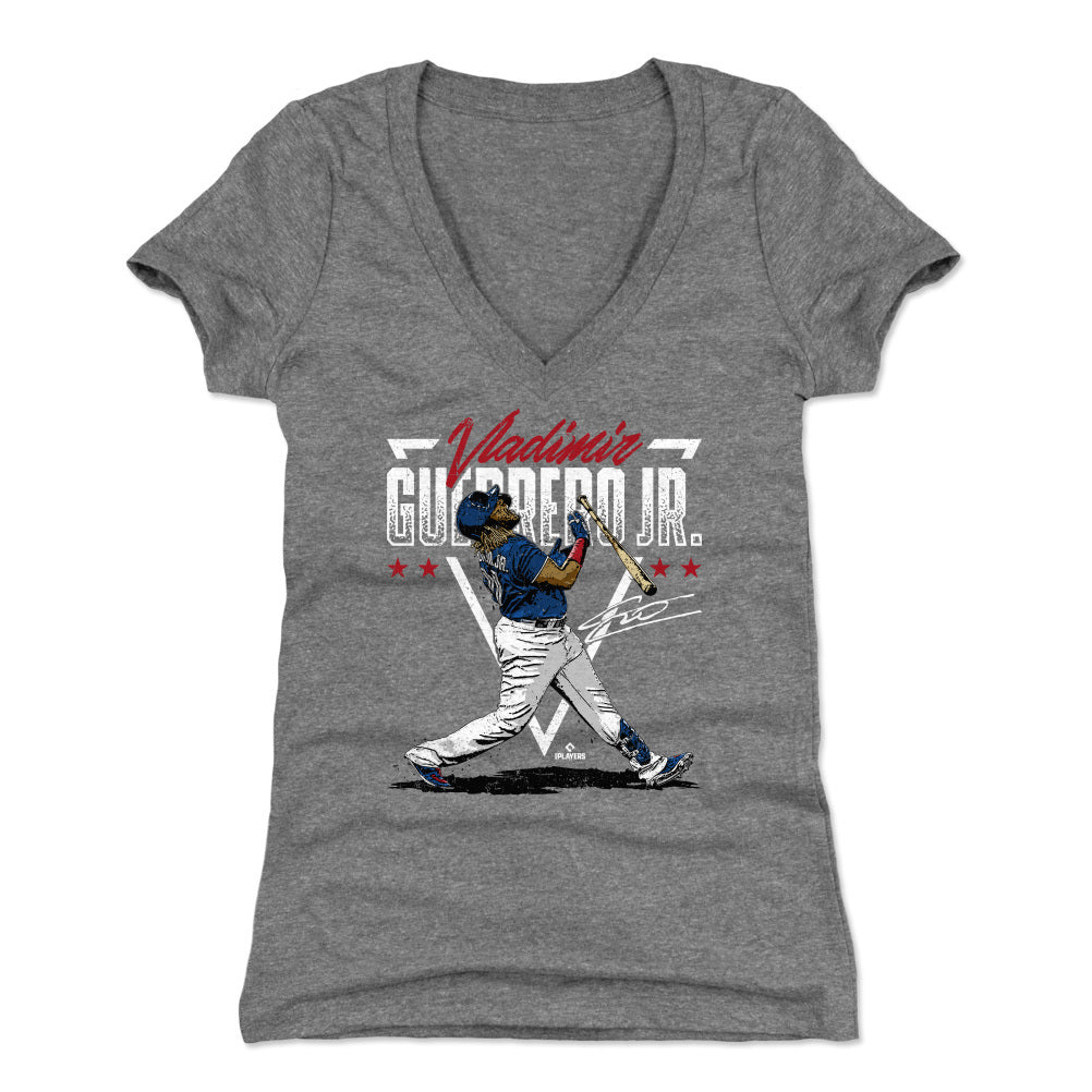 Vladimir Guerrero Jr. Women's V-Neck T-Shirt | 500 LEVEL