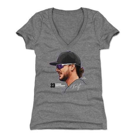 Kris Bryant Women's V-Neck T-Shirt | 500 LEVEL