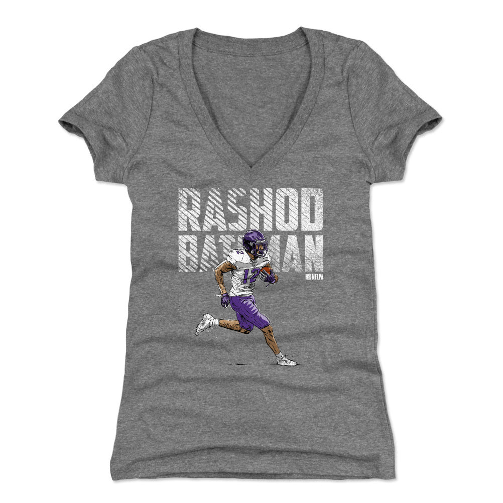 Rashod Bateman Women&#39;s V-Neck T-Shirt | 500 LEVEL