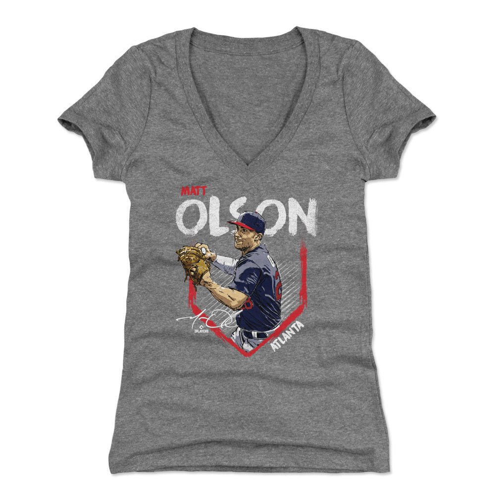 Matt Olson Women's V-Neck T-Shirt | 500 LEVEL