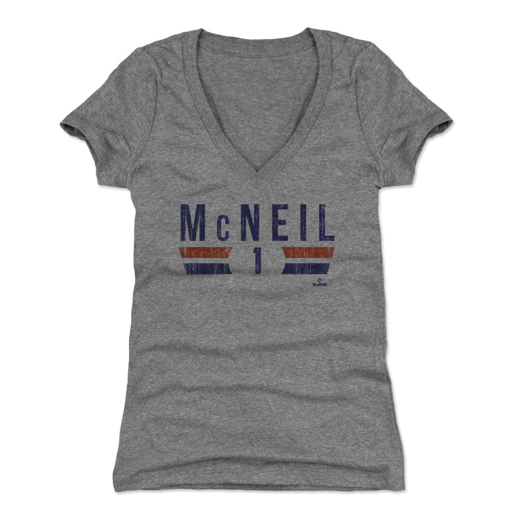 Jeff McNeil Women&#39;s V-Neck T-Shirt | 500 LEVEL