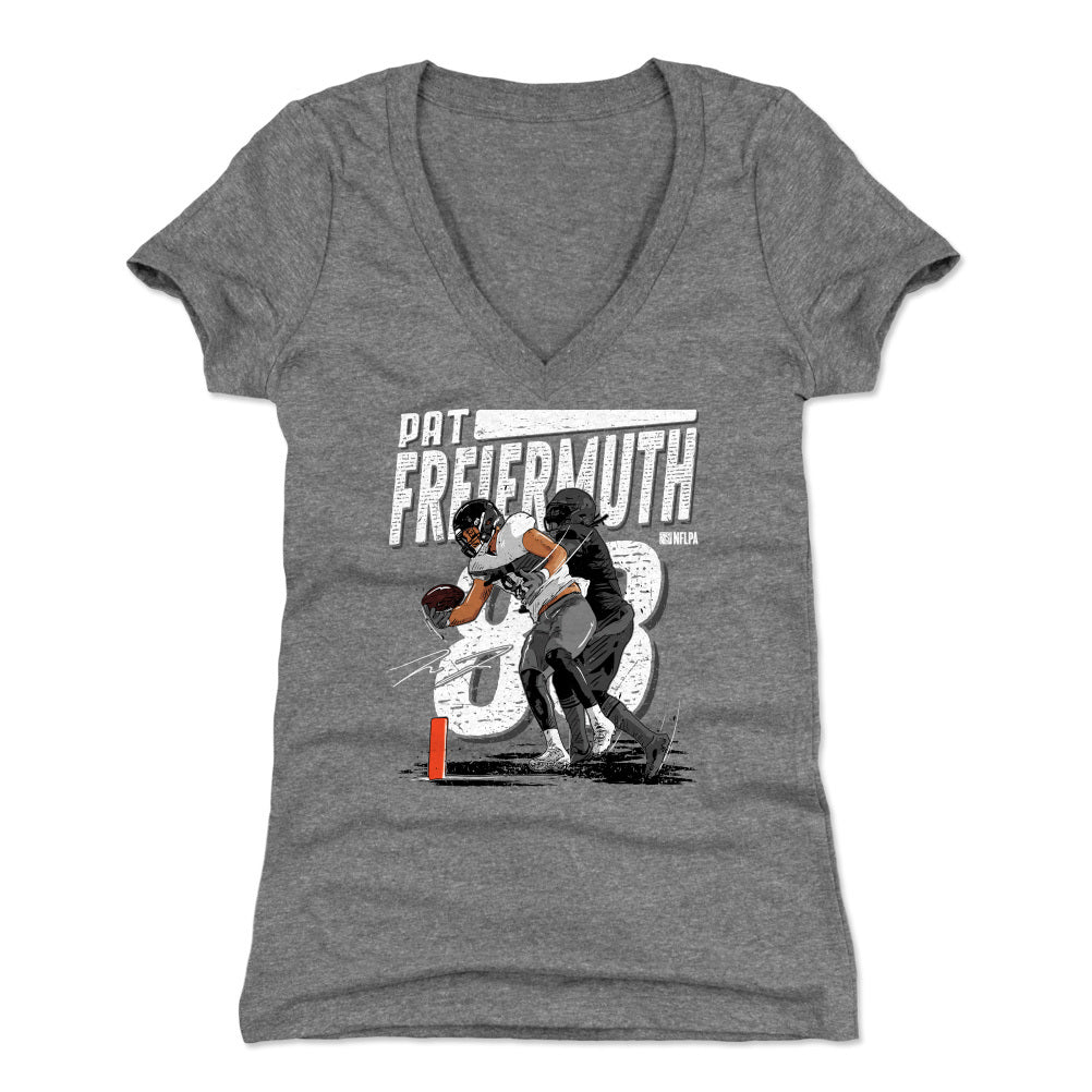 Pat Freiermuth Women's V-Neck T-Shirt | 500 LEVEL