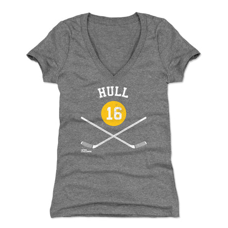 Brett Hull Women's V-Neck T-Shirt | 500 LEVEL