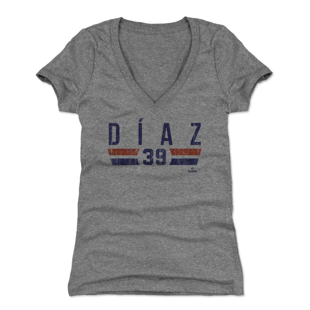 Edwin Diaz Women's V-Neck T-Shirt | 500 LEVEL