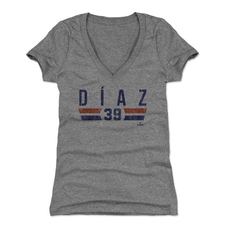 Edwin Diaz Women's V-Neck T-Shirt | 500 LEVEL