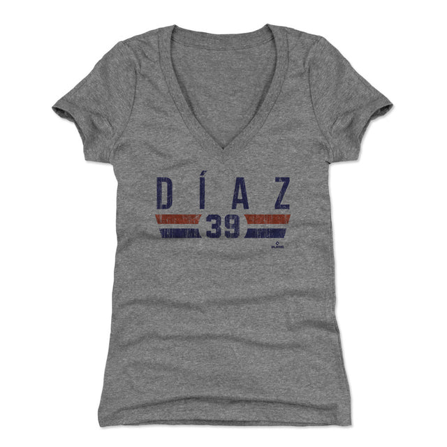 Edwin Diaz Women's V-Neck T-Shirt | 500 LEVEL