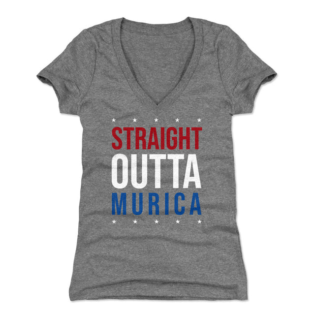USA Women's V-Neck T-Shirt | 500 LEVEL