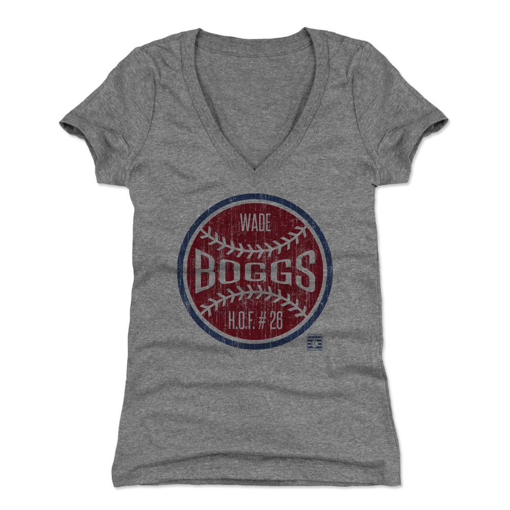Wade Boggs Women's V-Neck T-Shirt | 500 LEVEL