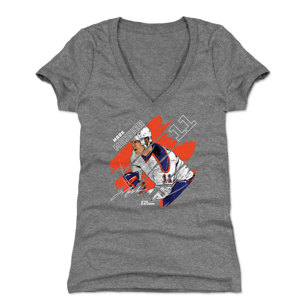 Mark Messier Women's V-Neck T-Shirt | 500 LEVEL
