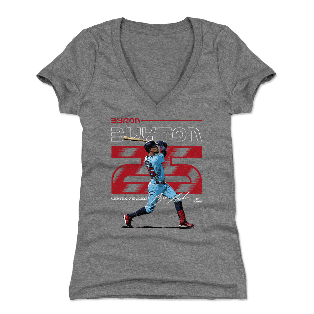 Byron Buxton Women's V-Neck T-Shirt | 500 LEVEL