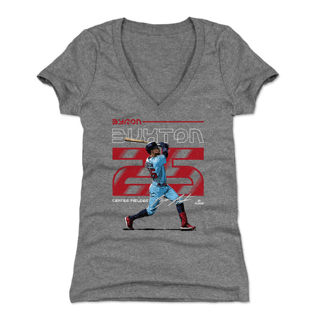 Byron Buxton Women's V-Neck T-Shirt | 500 LEVEL