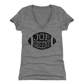 Mean Joe Greene Women's V-Neck T-Shirt | 500 LEVEL