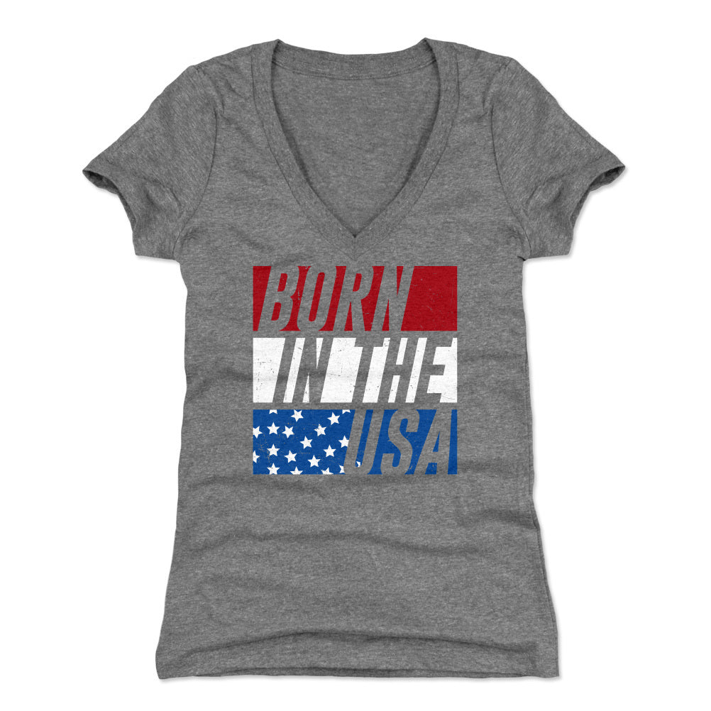 USA Women's V-Neck T-Shirt | 500 LEVEL