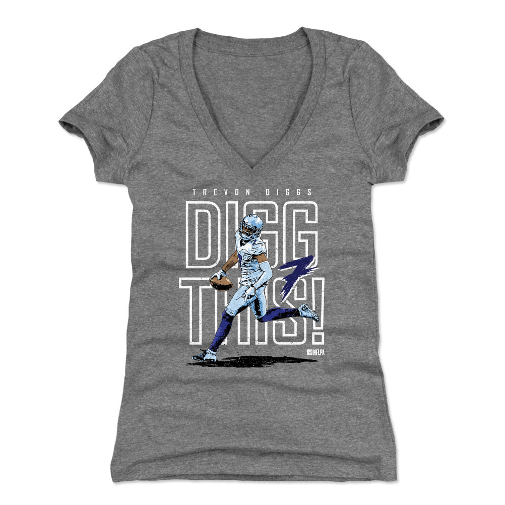Trevon Diggs Women's V-Neck T-Shirt | 500 LEVEL