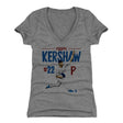 Clayton Kershaw Women's V-Neck T-Shirt | 500 LEVEL