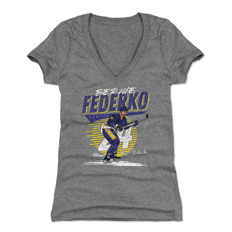 Bernie Federko Women's V-Neck T-Shirt | 500 LEVEL
