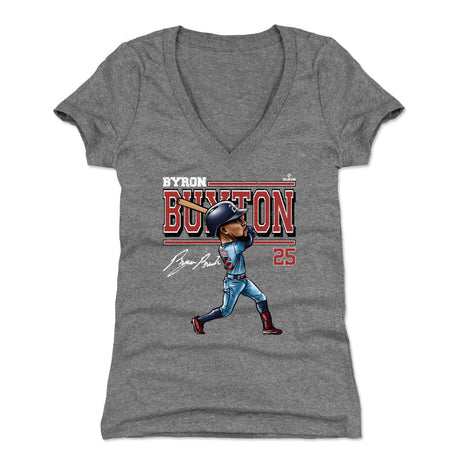 Byron Buxton Women's V-Neck T-Shirt | 500 LEVEL