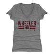 Zack Wheeler Women's V-Neck T-Shirt | 500 LEVEL