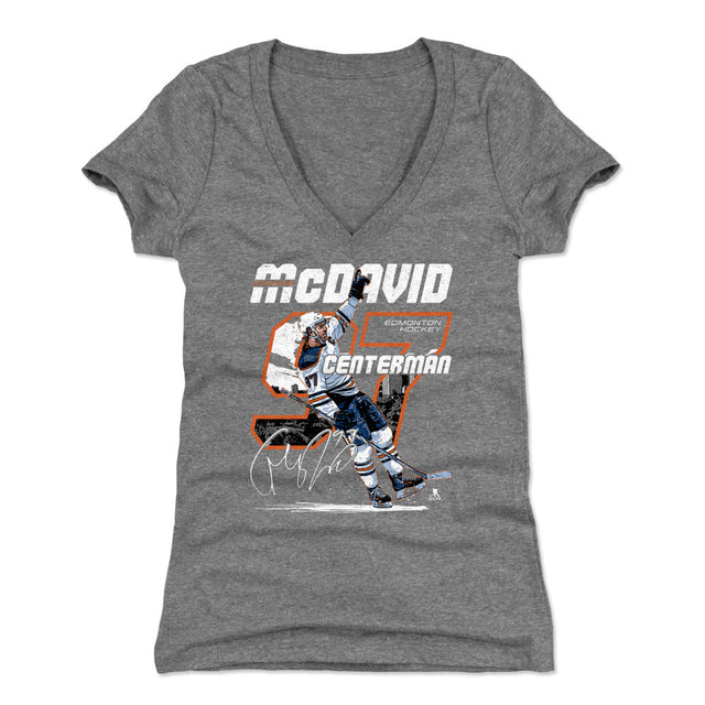 Connor McDavid Women's V-Neck T-Shirt | 500 LEVEL