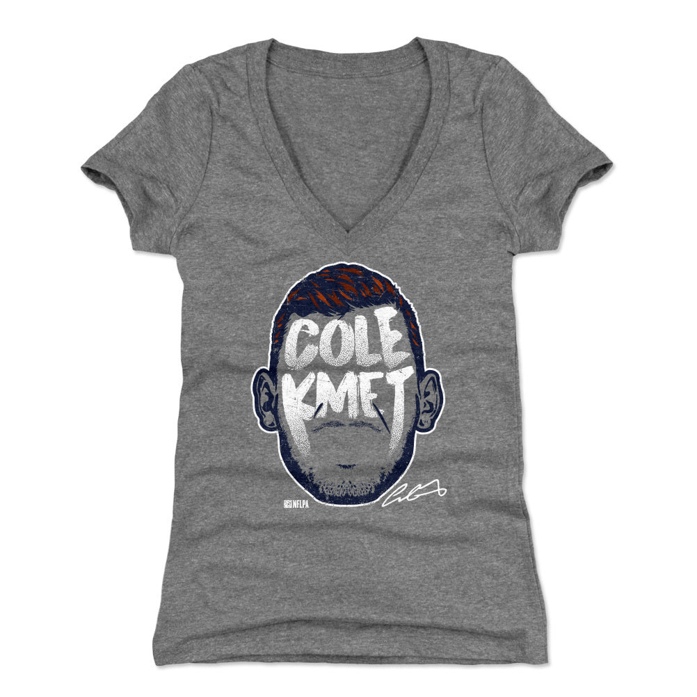Cole Kmet Women's V-Neck T-Shirt | 500 LEVEL