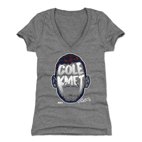Cole Kmet Women's V-Neck T-Shirt | 500 LEVEL
