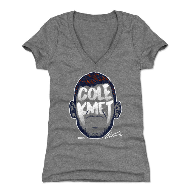 Cole Kmet Women's V-Neck T-Shirt | 500 LEVEL