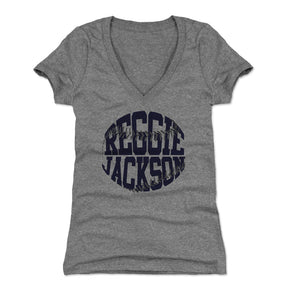 Reggie Jackson Women's V-Neck T-Shirt | 500 LEVEL