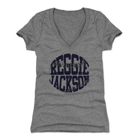 Reggie Jackson Women's V-Neck T-Shirt | 500 LEVEL