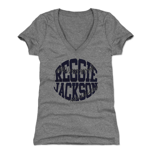 Reggie Jackson Women's V-Neck T-Shirt | 500 LEVEL