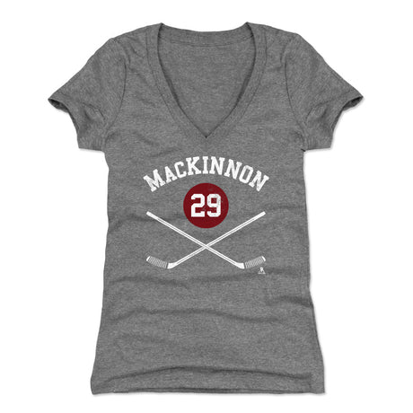 Nathan MacKinnon Women's V-Neck T-Shirt | 500 LEVEL