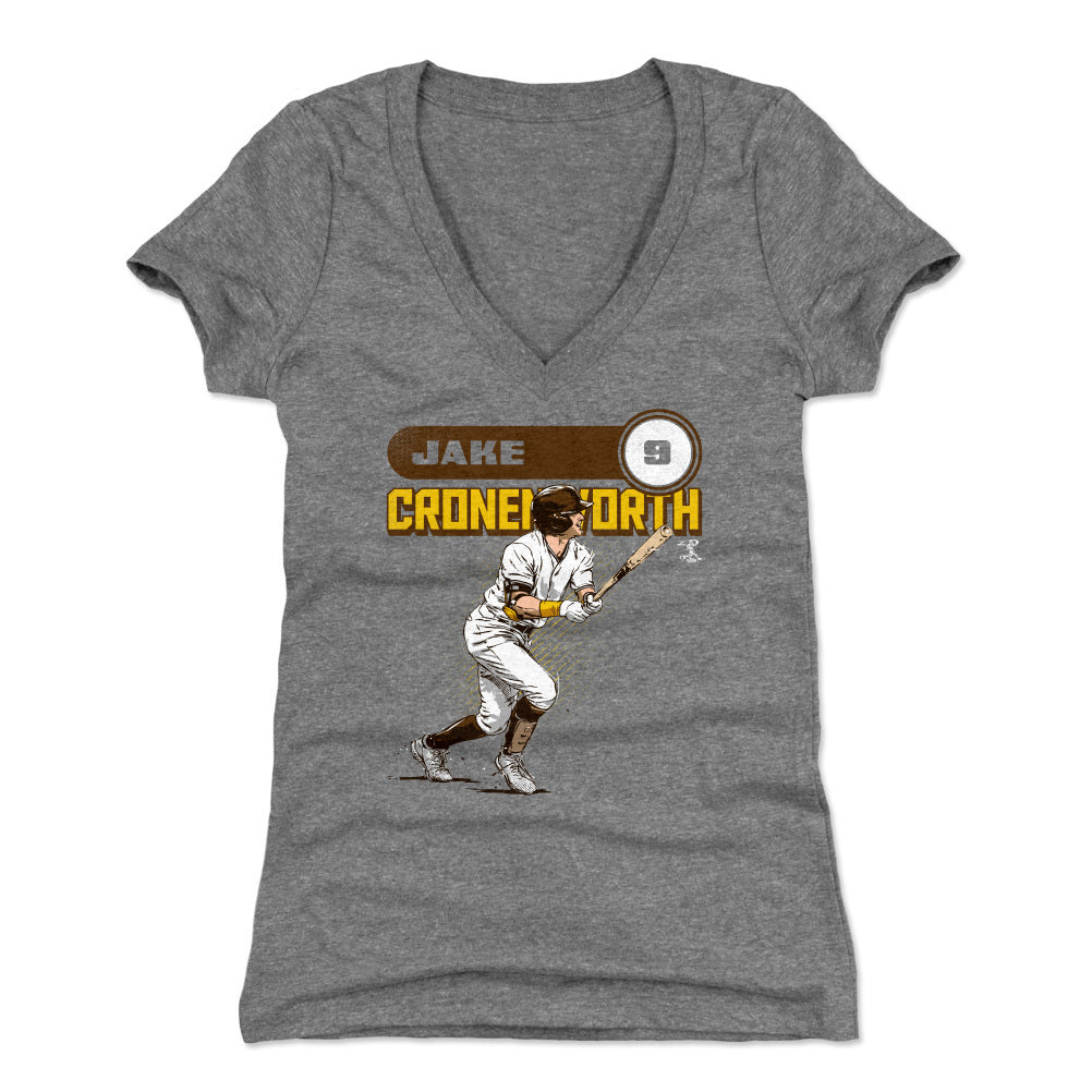 Jake Cronenworth Women's V-Neck T-Shirt | 500 LEVEL