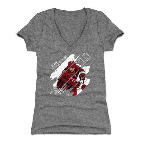 Steve Yzerman Women's V-Neck T-Shirt | 500 LEVEL
