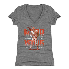 Ja'Marr Chase Women's V-Neck T-Shirt | 500 LEVEL