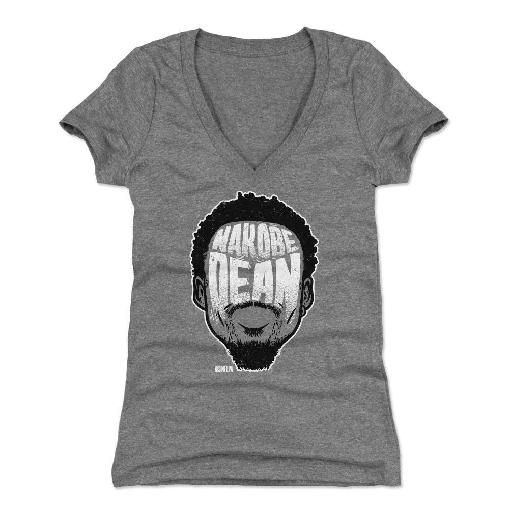 Nakobe Dean Women&#39;s V-Neck T-Shirt | 500 LEVEL
