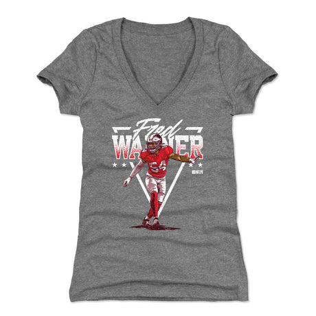 Fred Warner Women's V-Neck T-Shirt | 500 LEVEL
