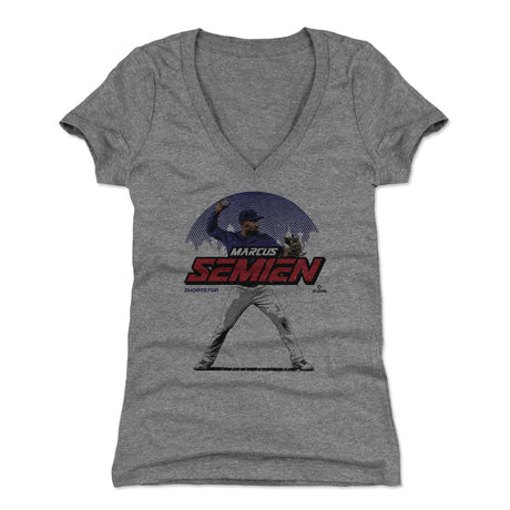 Marcus Semien Women's V-Neck T-Shirt | 500 LEVEL