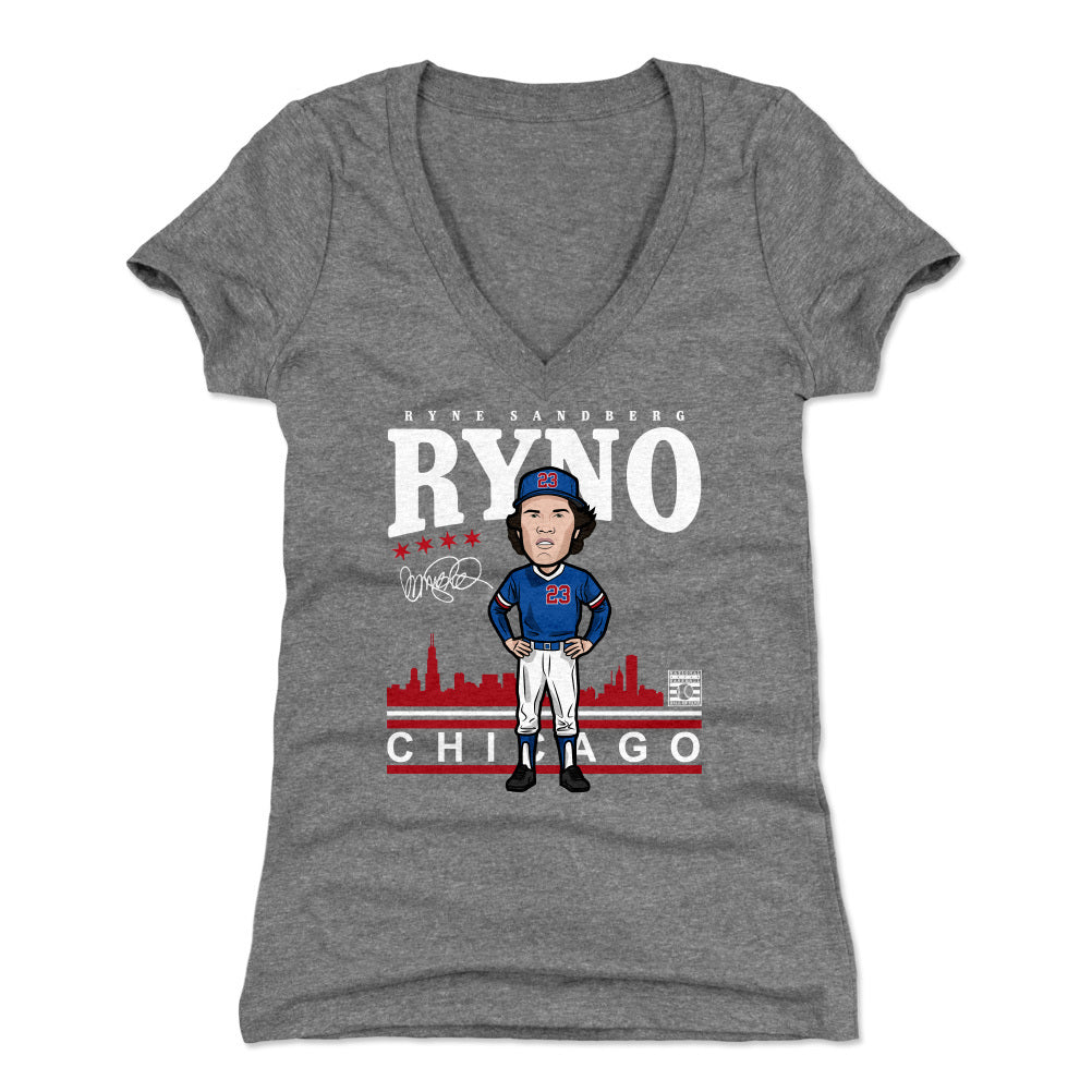 Ryne Sandberg Women's V-Neck T-Shirt | 500 LEVEL