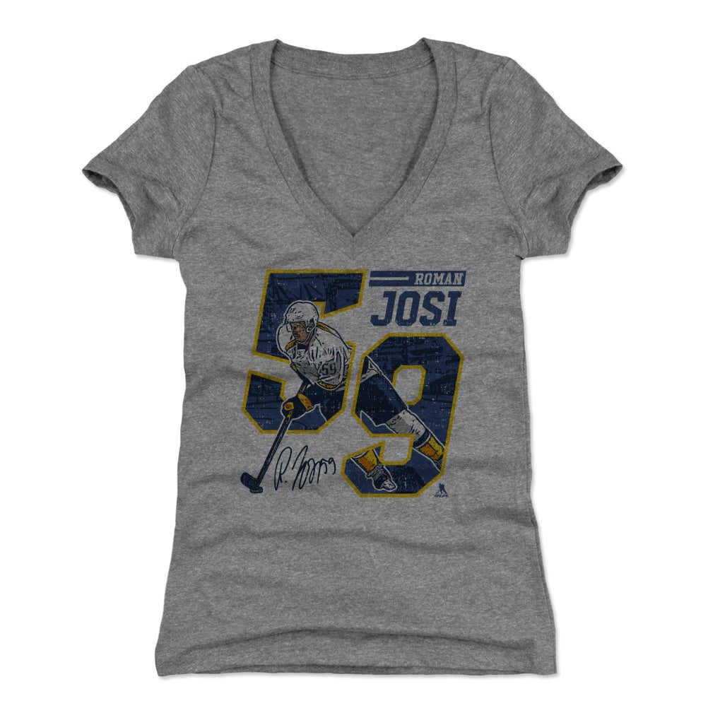 Roman Josi Women's V-Neck T-Shirt | 500 LEVEL