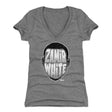 Zamir White Women's V-Neck T-Shirt | 500 LEVEL