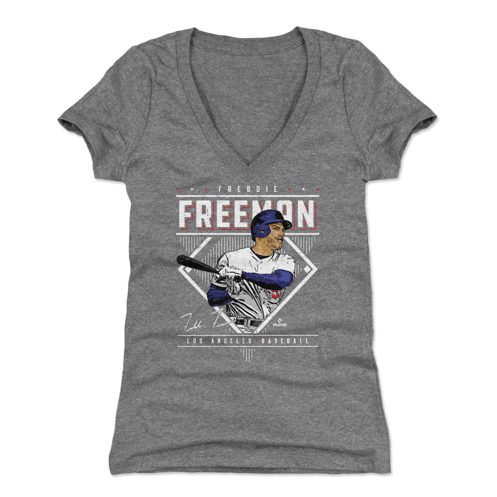 Freddie Freeman Women's V-Neck T-Shirt | 500 LEVEL
