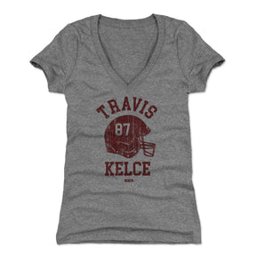 Travis Kelce Women's V-Neck T-Shirt | 500 LEVEL
