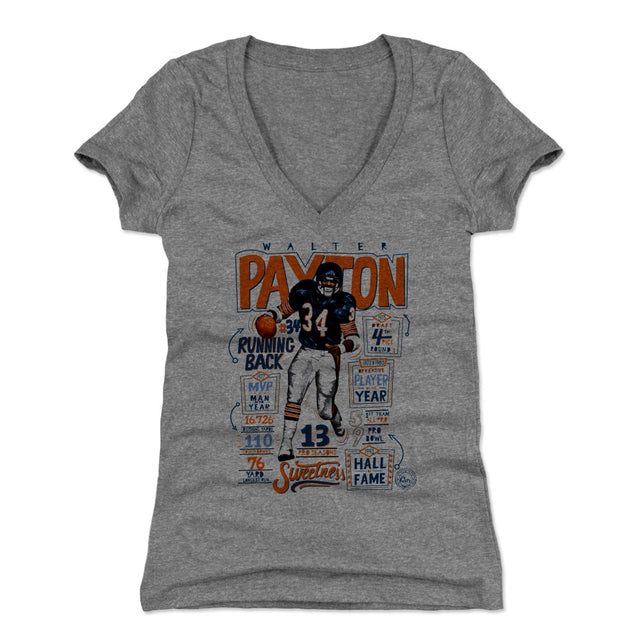 Walter Payton Women's V-Neck T-Shirt | 500 LEVEL