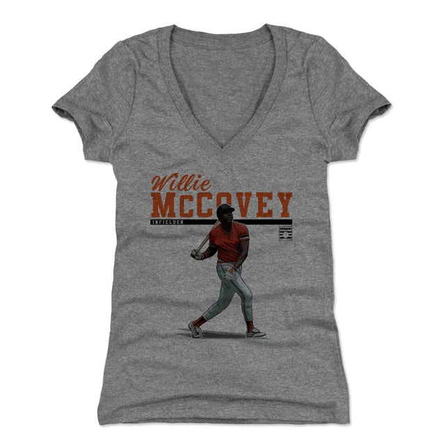 Willie McCovey Women's V-Neck T-Shirt | 500 LEVEL