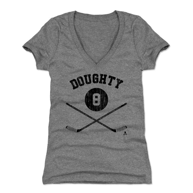 Drew Doughty Women's V-Neck T-Shirt | 500 LEVEL