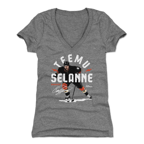 Teemu Selanne Women's V-Neck T-Shirt | 500 LEVEL