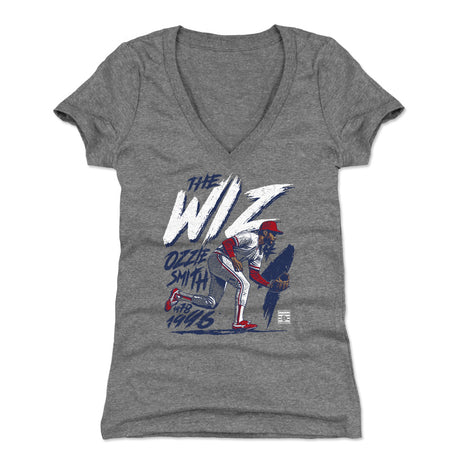 Ozzie Smith Women's V-Neck T-Shirt | 500 LEVEL