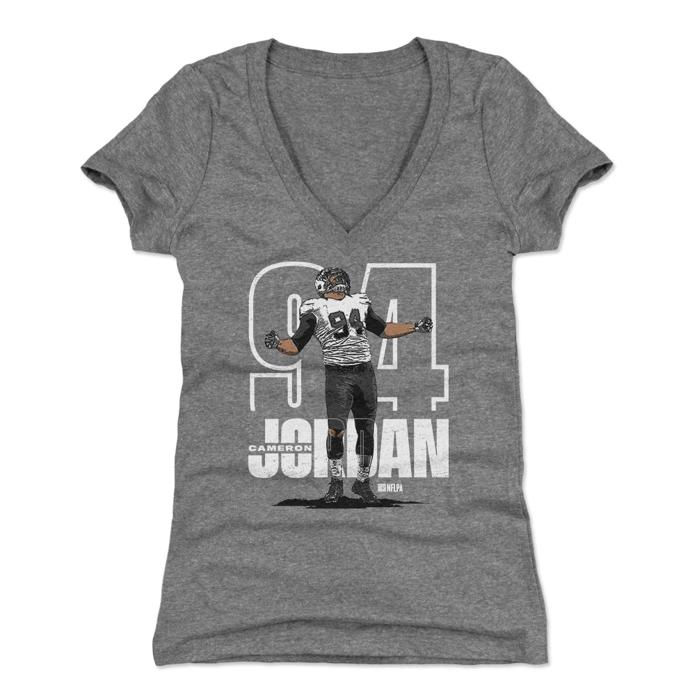 Cameron Jordan Women&#39;s V-Neck T-Shirt | 500 LEVEL