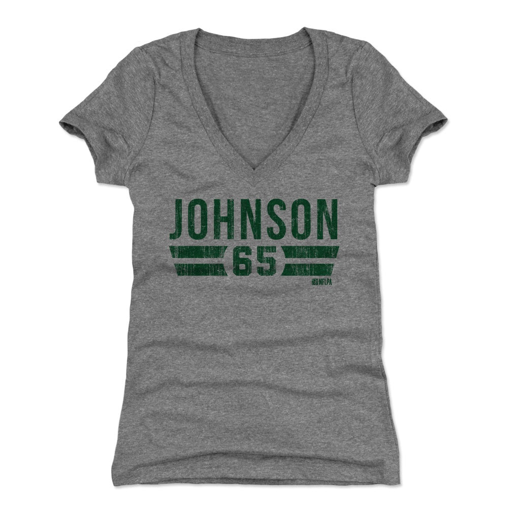 Lane Johnson Women's V-Neck T-Shirt | 500 LEVEL