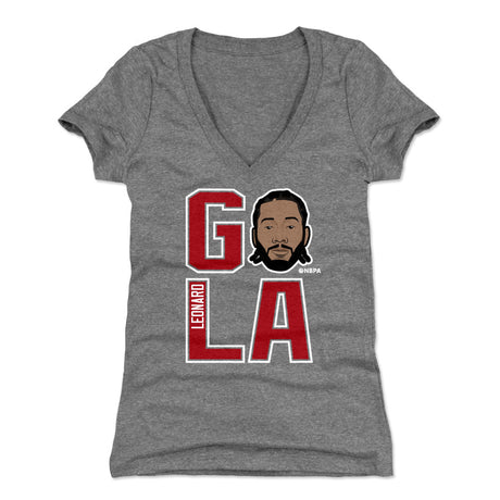 Kawhi Leonard Women's V-Neck T-Shirt | 500 LEVEL
