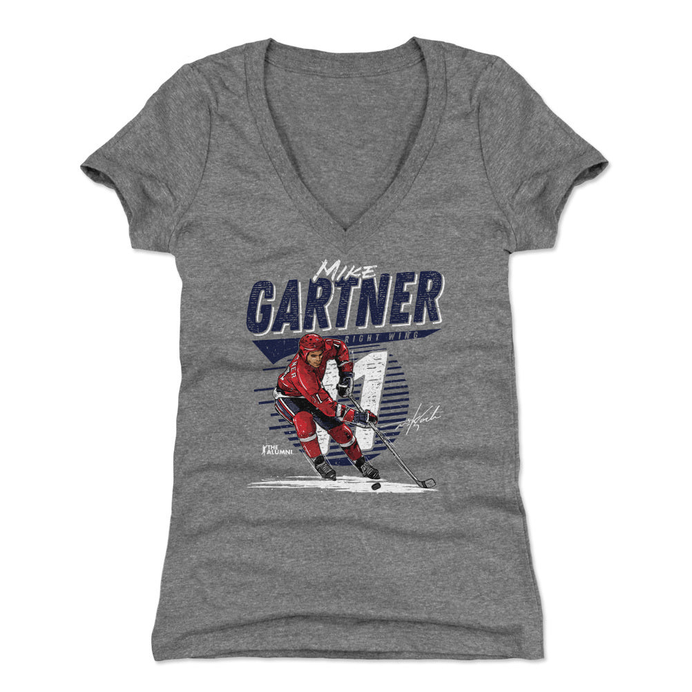Mike Gartner Women&#39;s V-Neck T-Shirt | 500 LEVEL